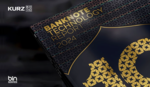 Close-up of the front page of Banknote Technology Report 2024