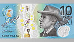Image of KINEGRAM ZERO.ZERO® Feature on New Australian 10 Dollar Banknote