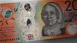 Image of New Australian 20 Dollars Banknote with KINEGRAM ZERO.ZERO®