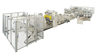 Image of MHS reel-to-reel hot-stamping machine for banknote foils, manufactured by KURZ